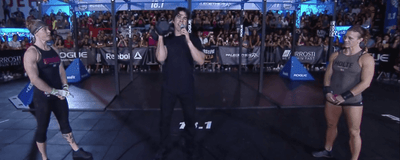 Dave Castro en una competición de crossfit