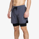 Pack 3 shorts with compression mesh 2 in 1 man Premium